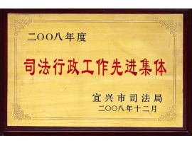 2008司法行政先进集体